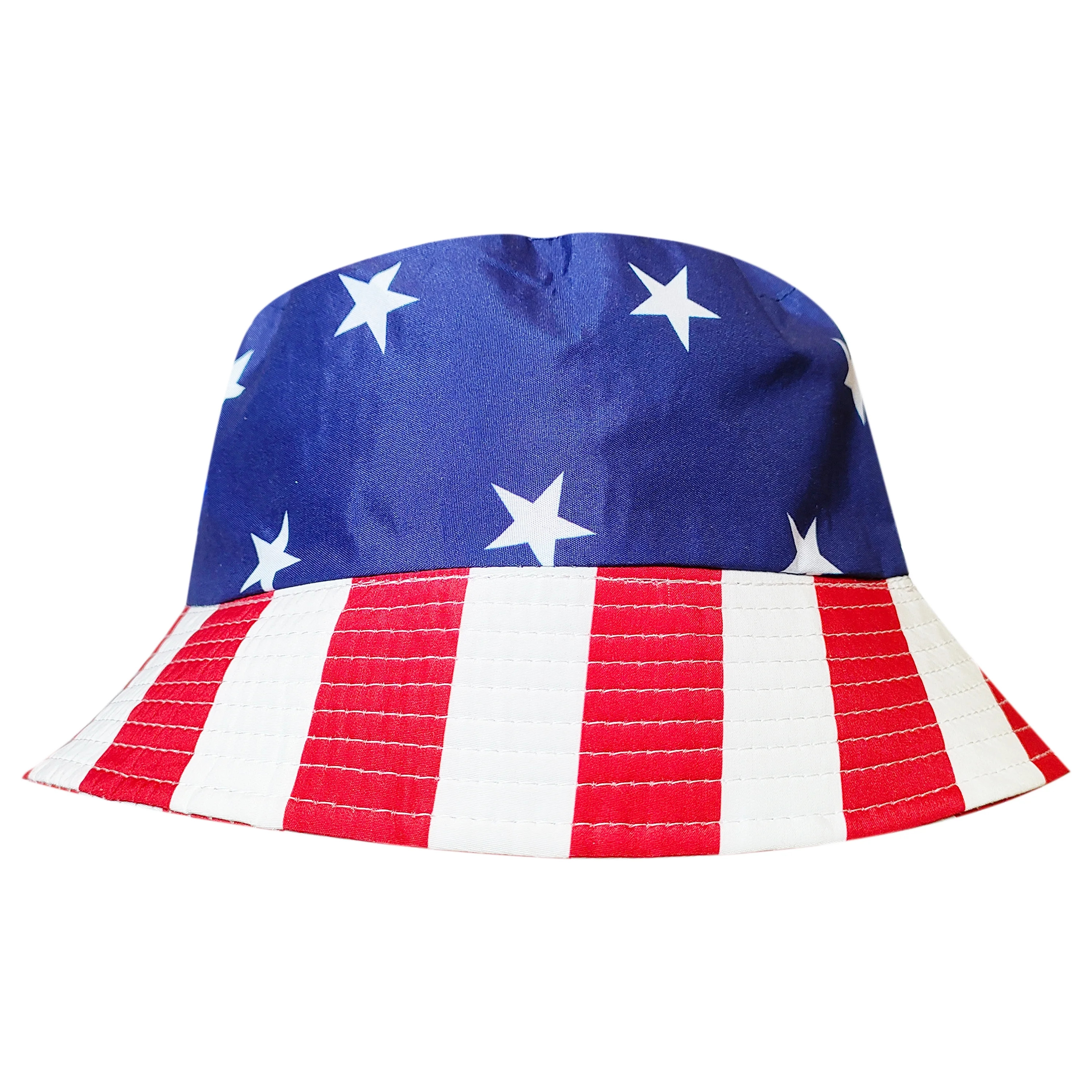 Patriotic Stars and Stripes Bucket Hat, by Way To Celebrate | Walmart (US)