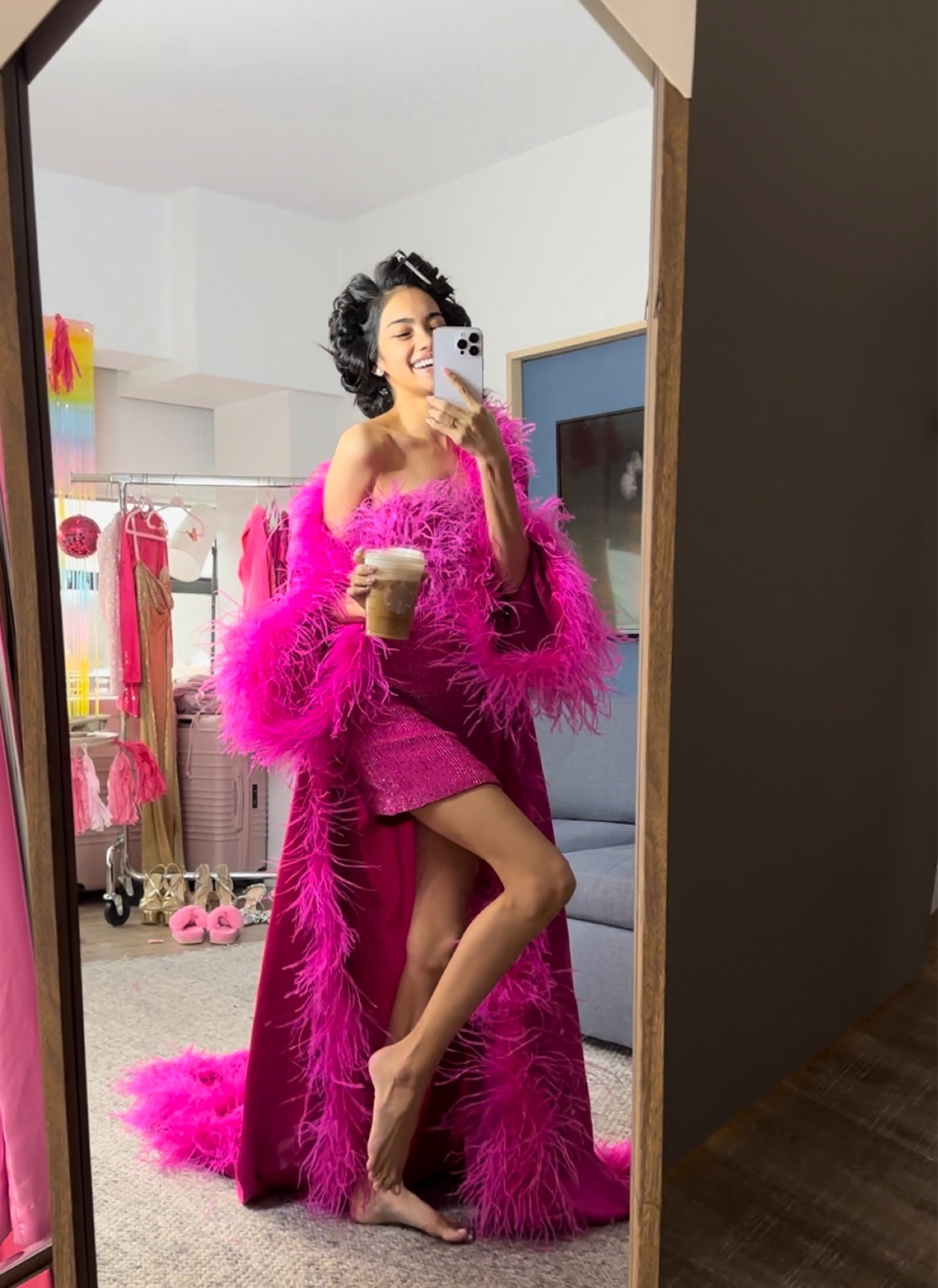 i wish i could live in long pink feather robes and sequin dresses 💖

#LTKsalealert #LTKparties #LTKbeauty