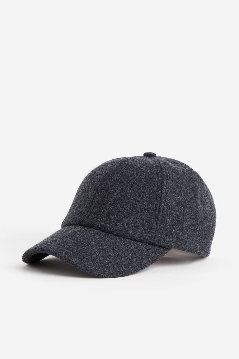 Wool-blend Cap - Dark gray - Ladies | H&M US | H&M (US + CA)