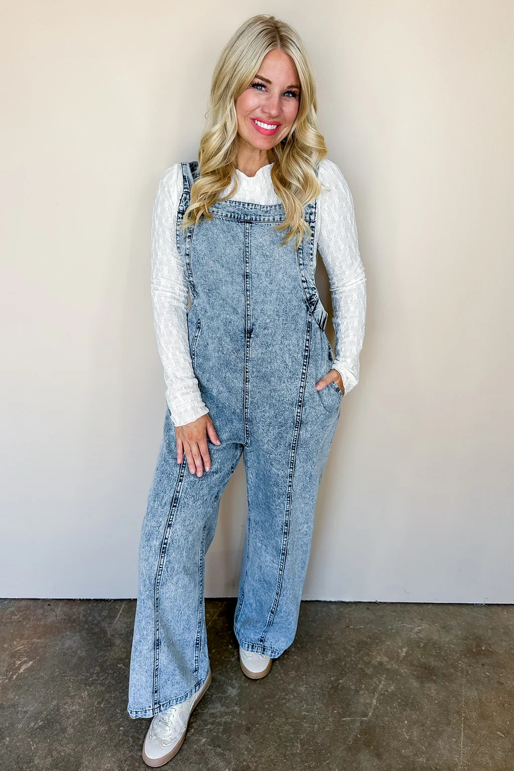The Acid Drift Adjustable Denim Overalls | Jules & James Boutique