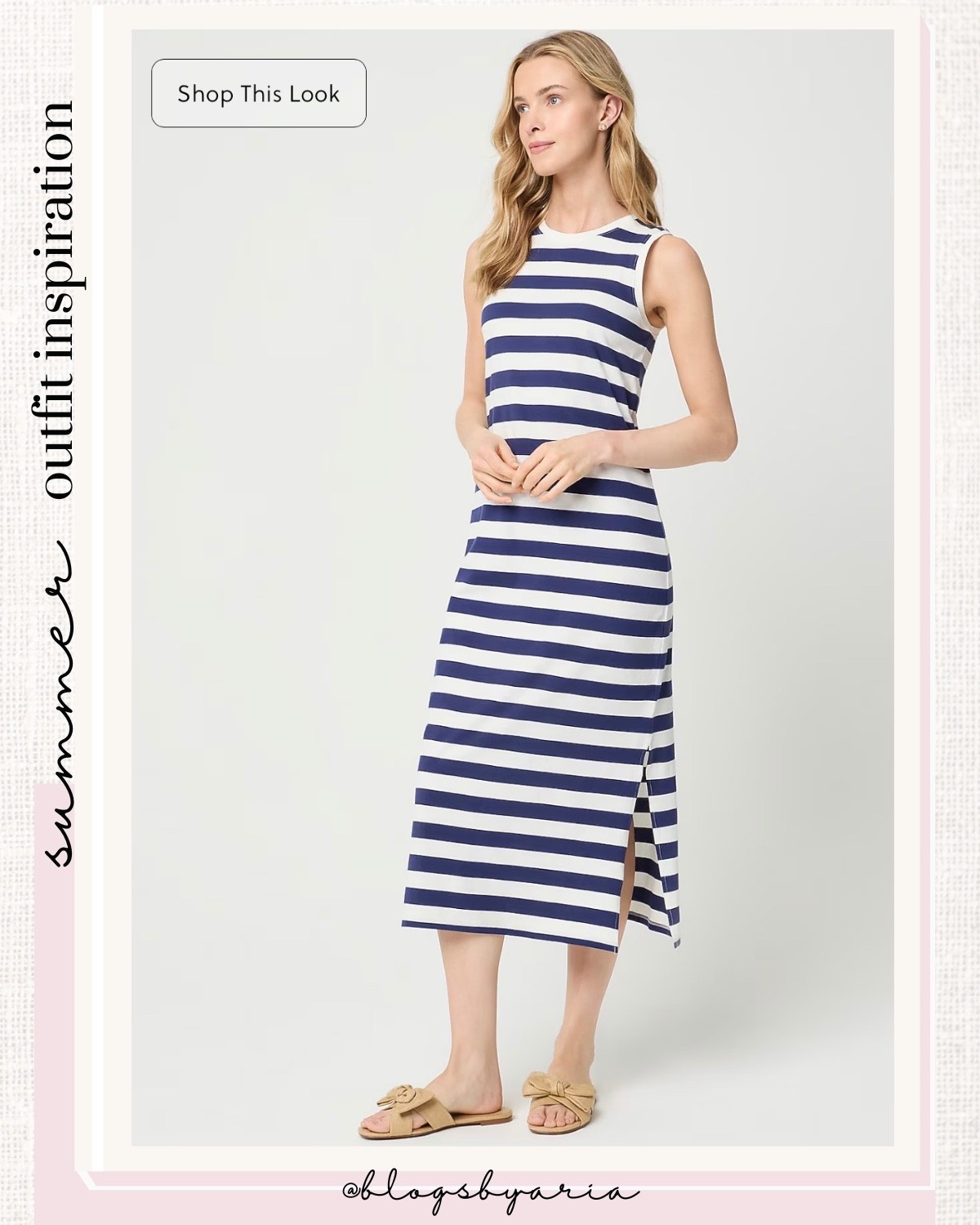 A summertime wardrobe, classic love a simple striped midi dress ￼

Summer dress, midi dress, striped dress, casual summer outfit

#LTKootd #LTKSeasonal