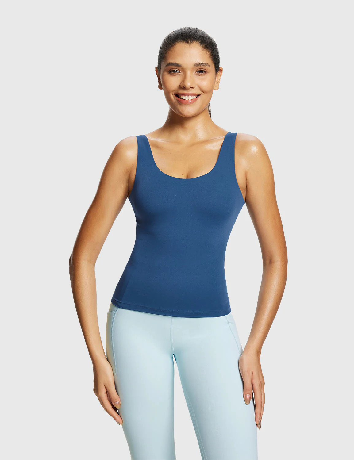 Baleaf Freeleaf U-Back Built-In Elastic Silicone Padded Tank Top | baleaf