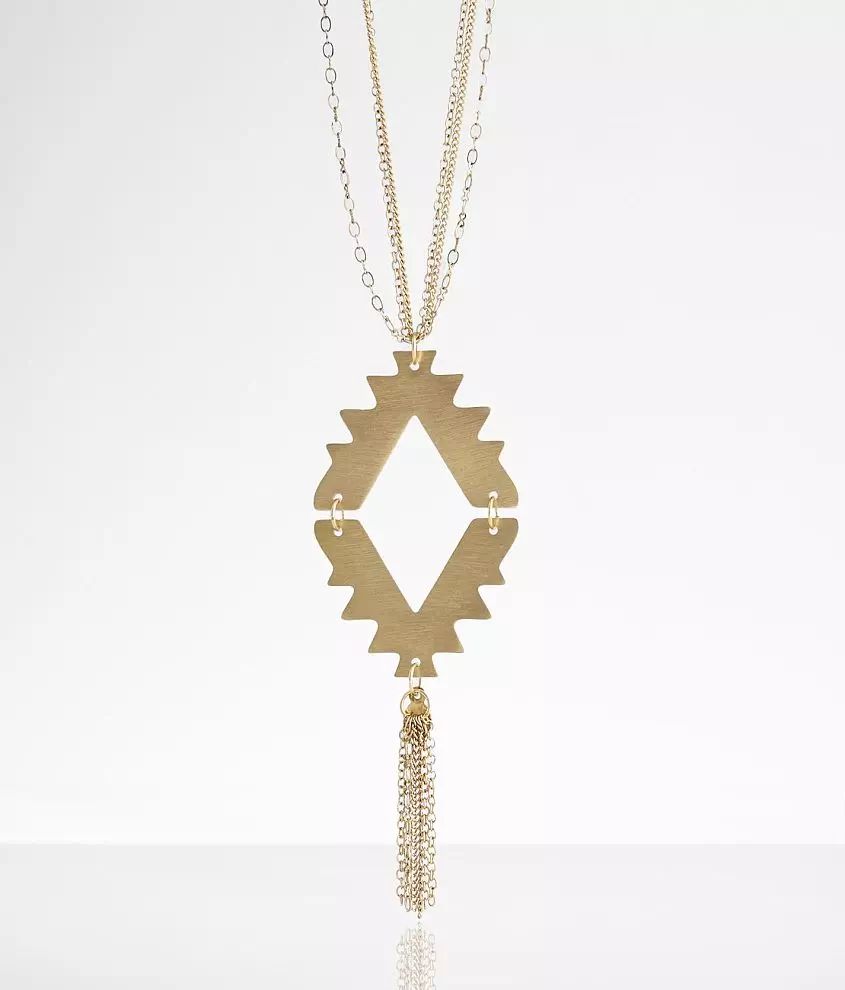 Aztec Pendant Necklace | Buckle