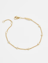 Yasmine 18K Gold Bracelet | BaubleBar (US)