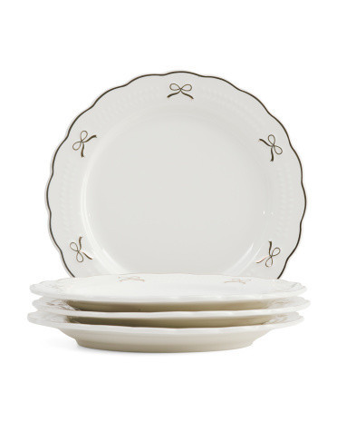 4Pk Bows Side Plates | TJ Maxx