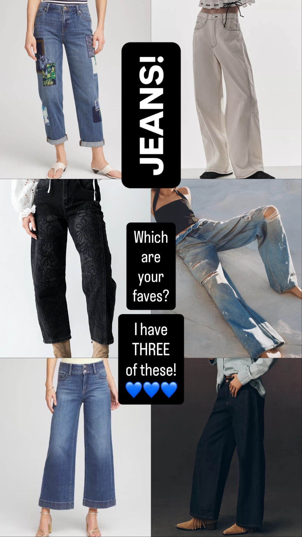 So many fun options out there right now, when it comes to JEANS! 💙

#LTKootd #LTKOver40