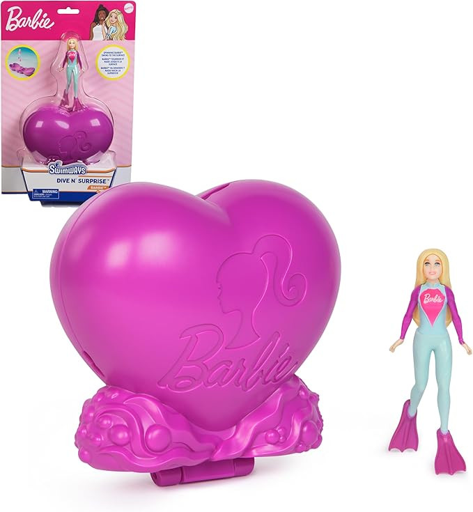 Amazon.com: SwimWays Barbie Dive N’ Surprise, Swimming Pool Accessories & Kids Pool Toys, Pool ... | Amazon (US)