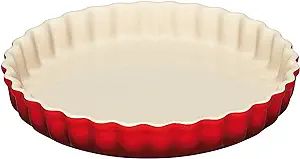 Le Creuset Stoneware Tart Dish, 1.5 qt. (9"), Cerise | Amazon (US)