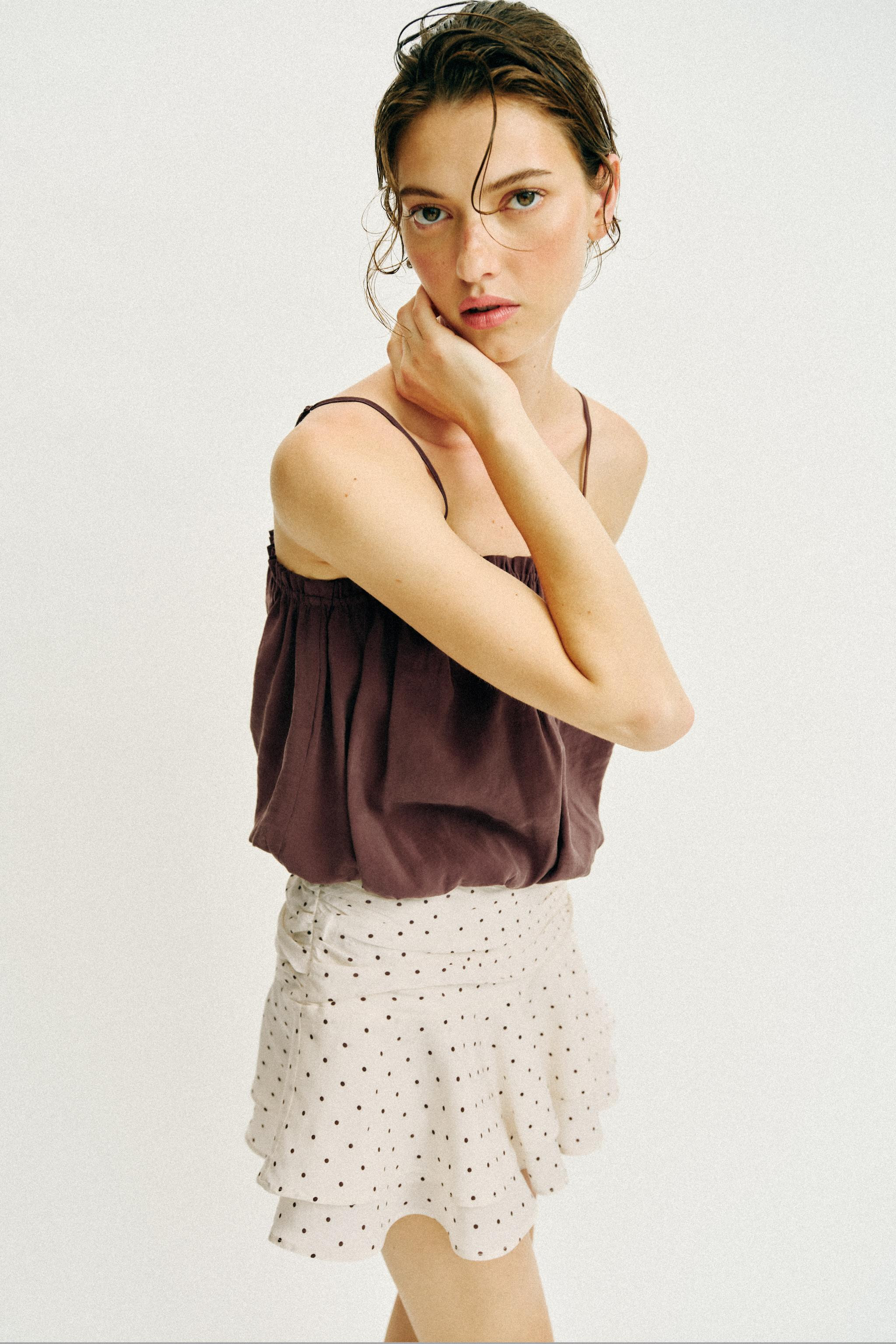 BALLOON STRAP TOP | Zara US
