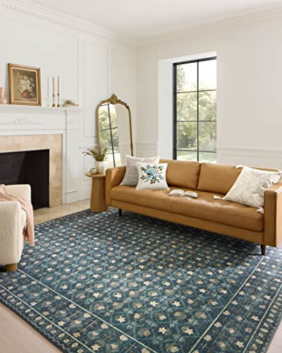 Loloi Rifle Paper Co Eden Lattice Indigo 8'-6" x 11'-6" Area Rug | Amazon (US)