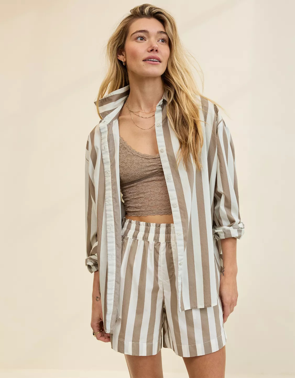 Aerie Good Day Button Down Shirt | American Eagle Outfitters (US & CA)