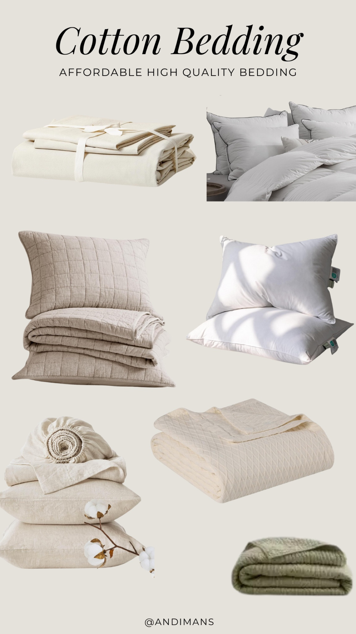 Affordable high quality cotton bedding for your bedroom needs! Love these finds and own some myself! 

#LTKFindsUnder100 #LTKHome #LTKSaleAlert