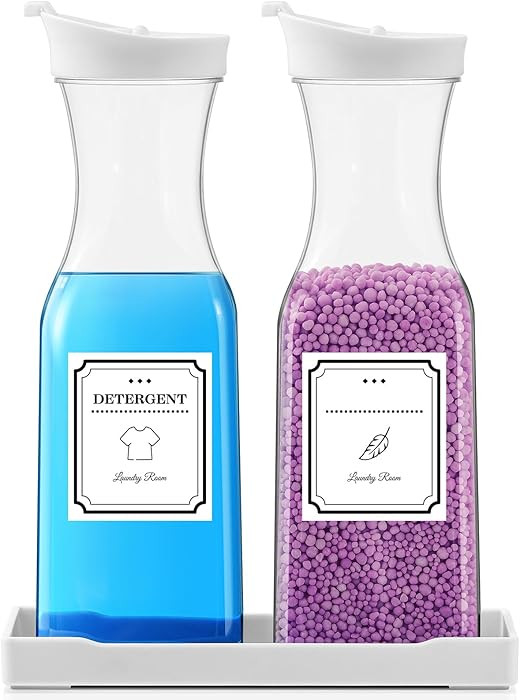 Laundry Detergent Dispenser,Laundry Soap Dispenser,Laundry Detergent Container,35OZ Fabric Soften... | Amazon (US)