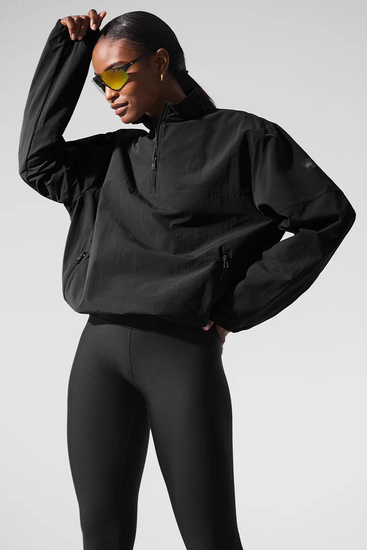 Light Weight Takeaway Track Pullover - Desert Sage | Alo Yoga (US)