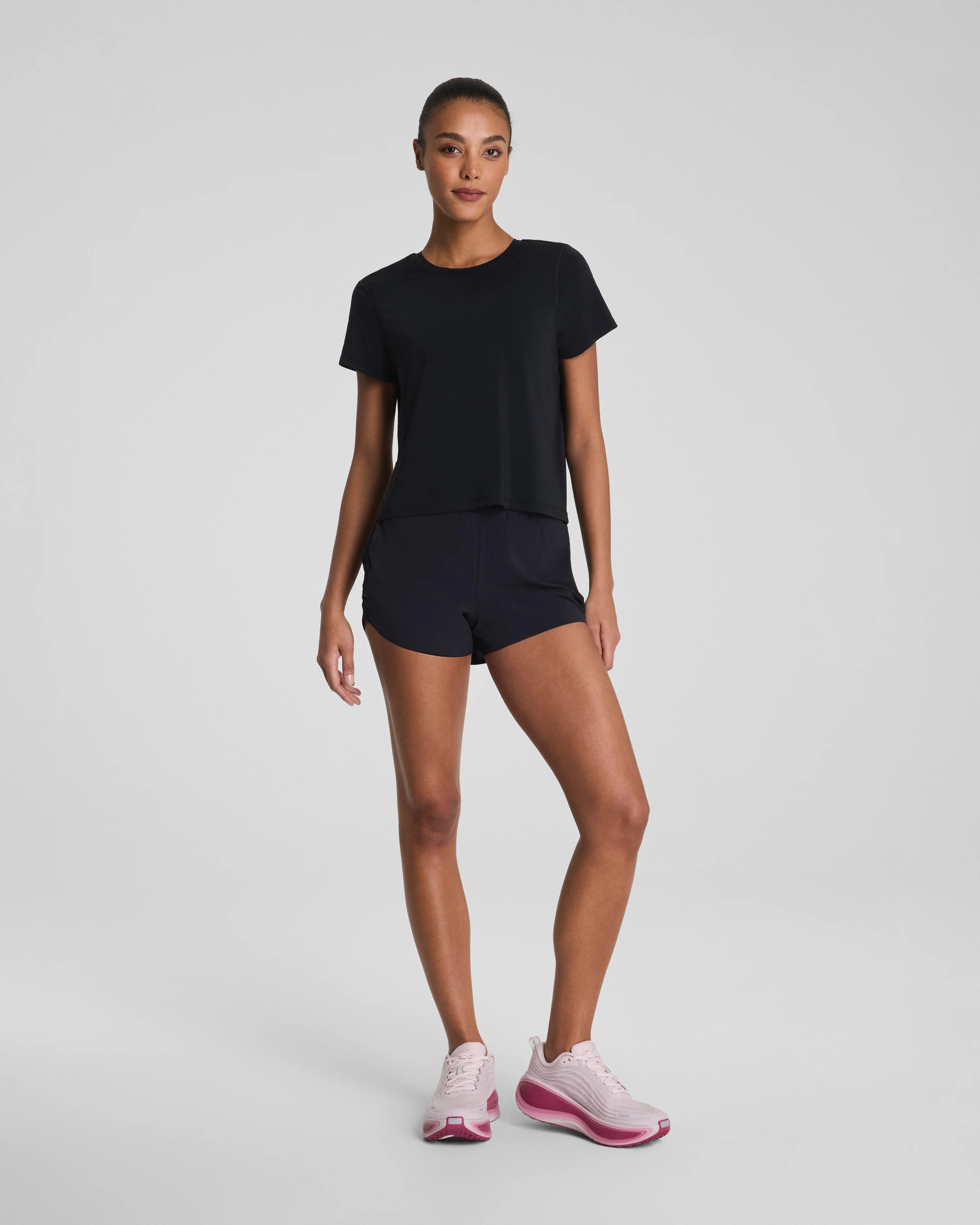SPANX\u00ae BoostUp Cinched Run Short with StayCool Tech, 3" | Spanx