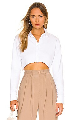 ALL THE WAYS Mia Crop Sweatshirt in White from Revolve.com | Revolve Clothing (Global)