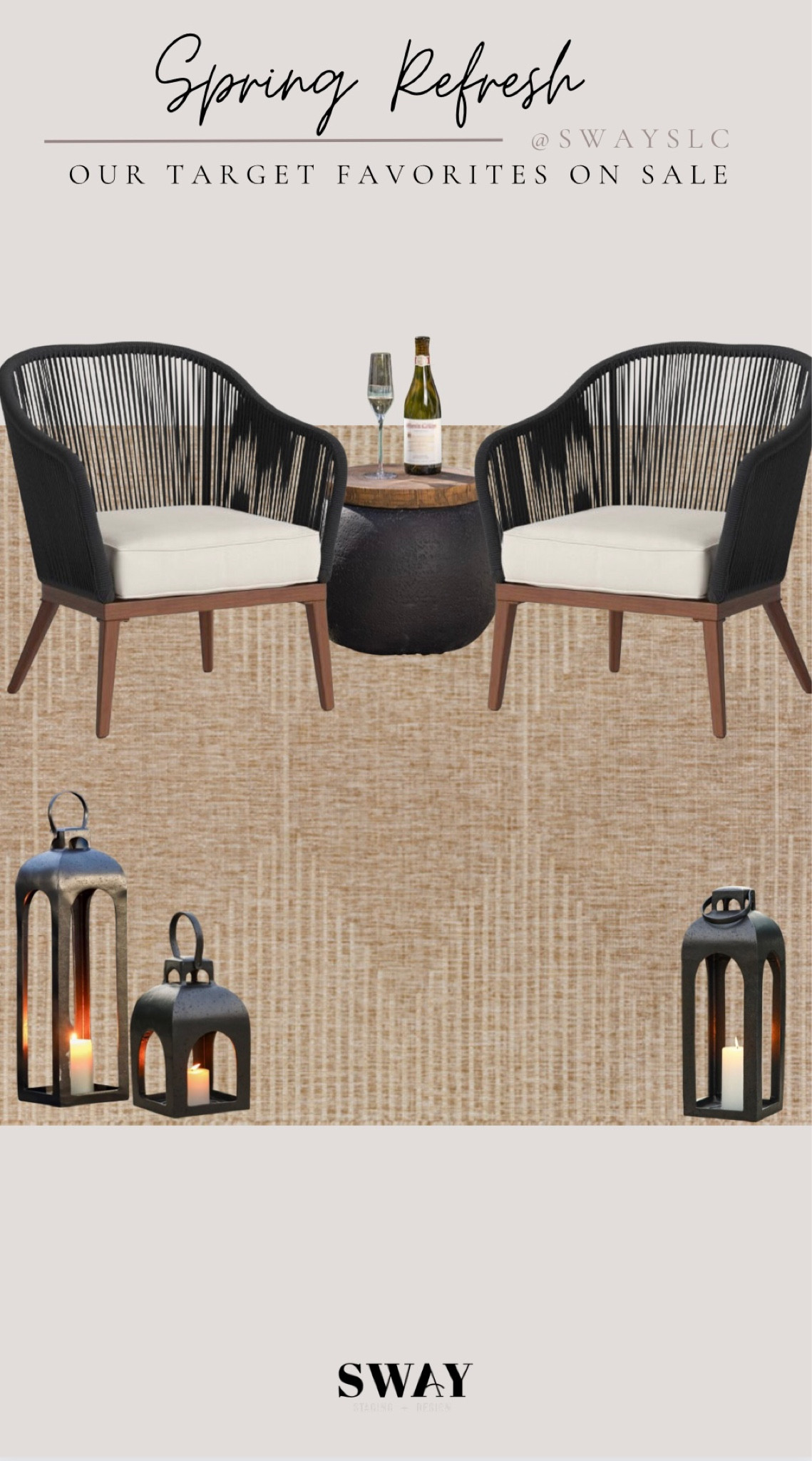 Outdoor sale at Target✨ 
Outdoor patio, outdoor chair, lanterns, rug, side table, patio styling, Target, decor 


#LTKhome #LTKstyletip #LTKsalealert