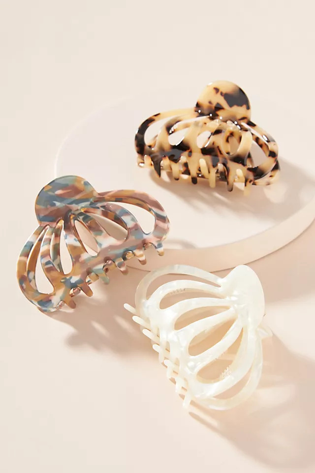 Aimee Claw Hair Clip Set | Anthropologie (US)