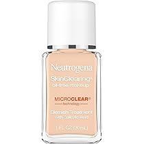 Neutrogena SkinClearing Oil-Free Acne and Blemish Fighting Liquid Foundation with Salicylic Acid Acn | Amazon (US)