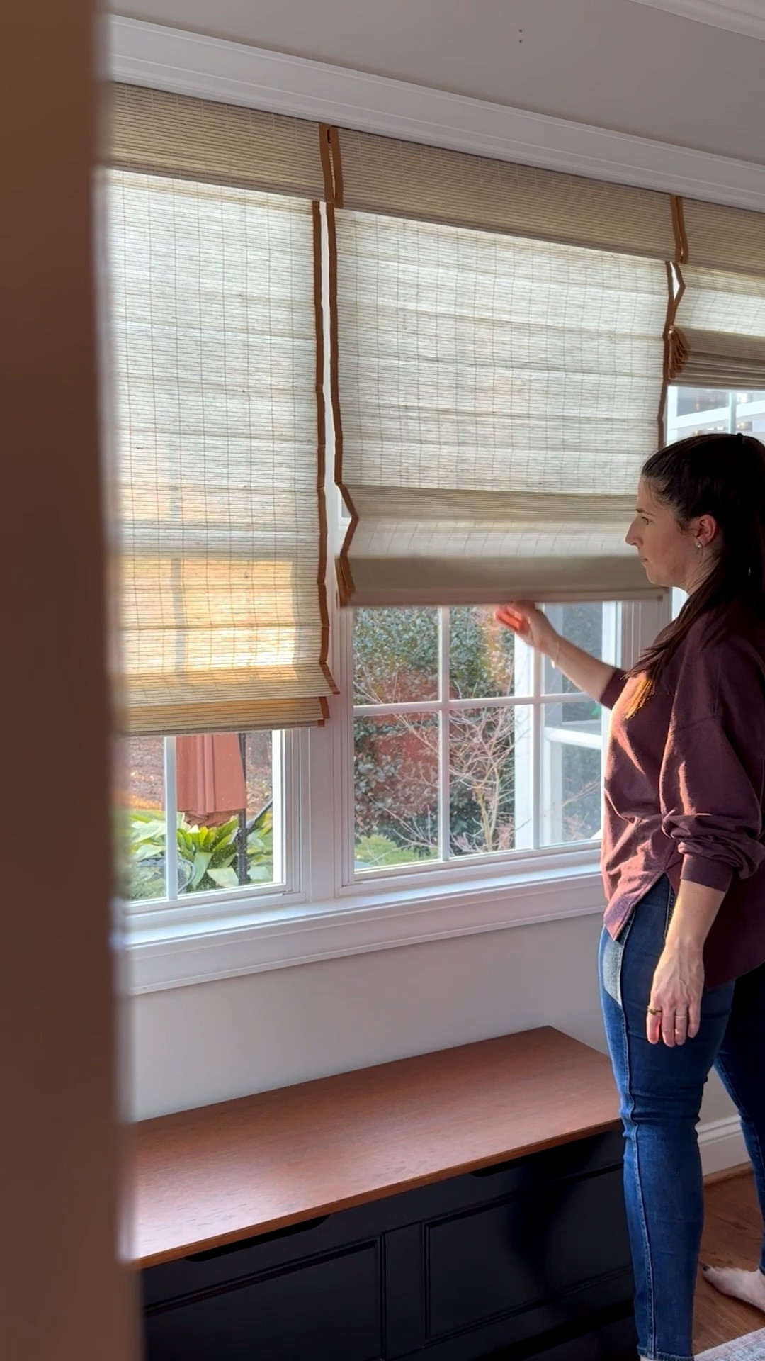 These Rae Natural Ramie Flax Woven Wood Shades from @twopagescurtains are everything — I went with the Gray Brown color with a Privacy Liner and the cordless lift system, and wow. They add the most beautiful organic texture while actually being functional. The cordless design is a must with kids — they raise and lower so easily! 🙌
They’re custom-made, eco-friendly, and that woven texture goes with literally any decor style. I wish I had done this sooner!
🚨 There’s currently a Flash Sale — 22% off with code FLASH — all the details are linked in my LTK shop! 🛒

#LTKhome #LTKsalealert #LTKfindsunder500 #wovenshades #windowtreatments #breakfastnook #twopages #cordlessshades #homedecor #interiordesign #homeinspo #organicmodern #neutralhome​​​​​​​​​​​​​​​​

#LTKHome