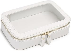 Duolan Clear Makeup Bag,Clear Travel Case, Portable transparent Cosmetic Bag Case,Clear Travel To... | Amazon (US)