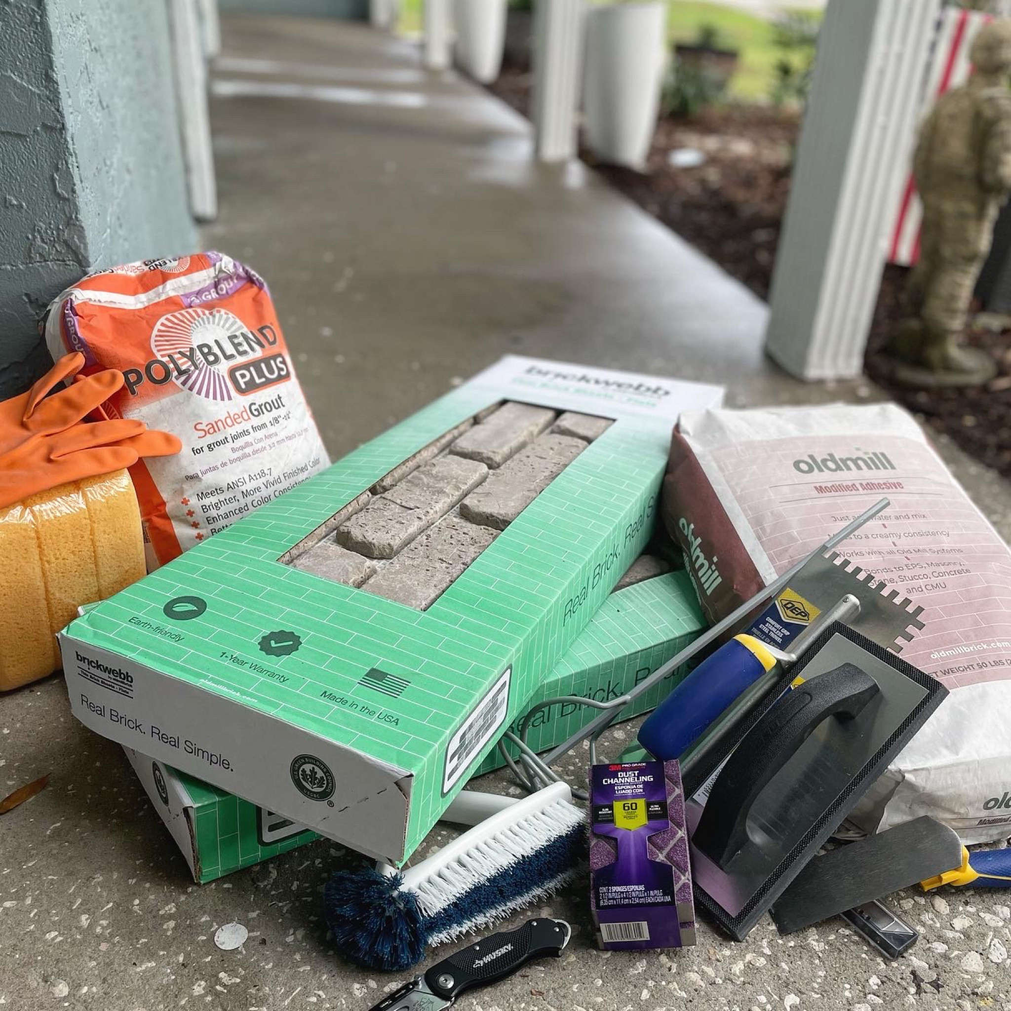 Everything I used for my brick walkway on our front porch.

#LTKhome