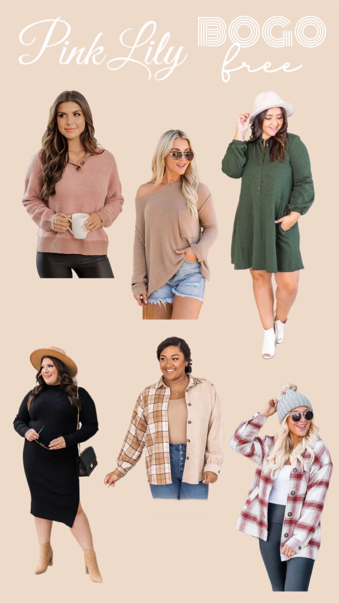 Pink Lily is having a huge fall sale today! BOGO free on these and so much more with code FALLFUN 🍁

#LTKSeasonal #LTKsalealert #LTKunder100