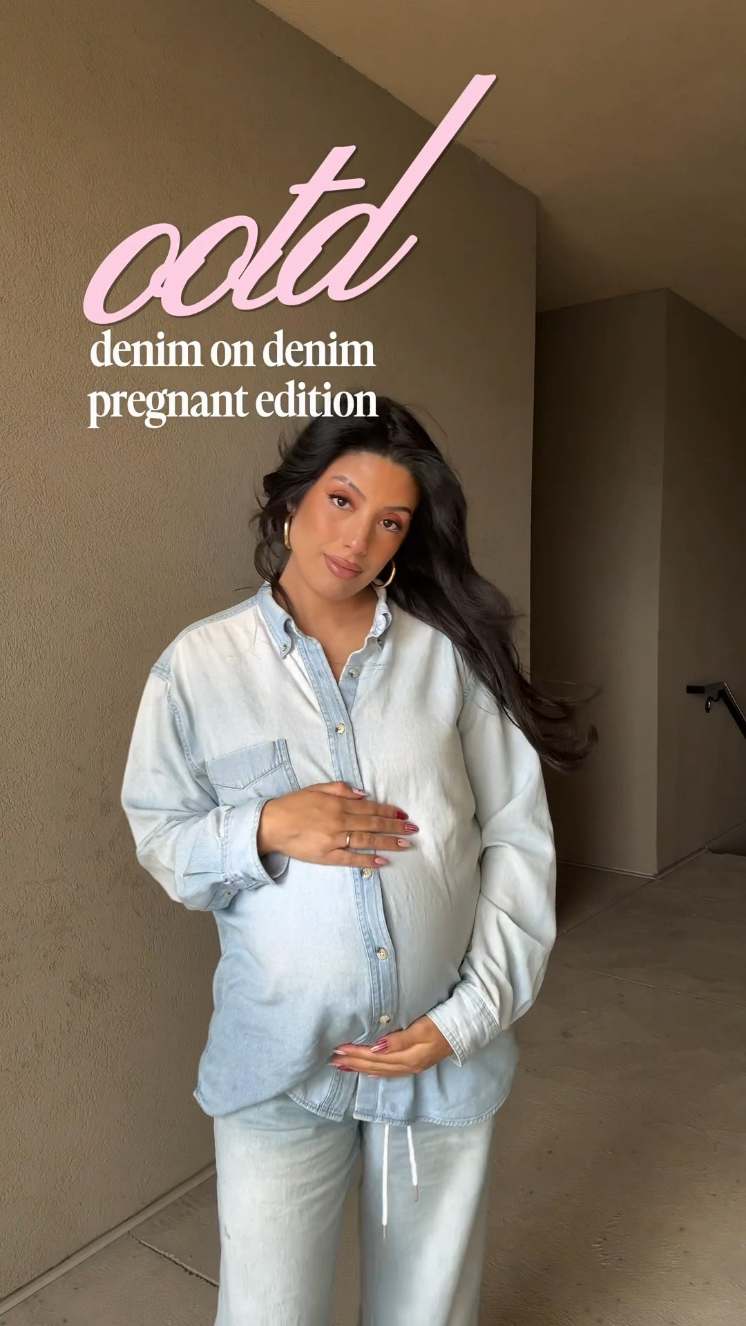 I love a good denim on denim moment #denim #ltkpregnancy #

#LTKootd #LTKBump #LTKmomlife