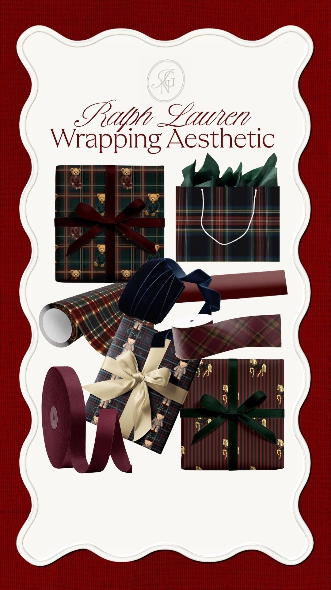 Ralph Lauren-inspired Christmas wrapping — rich, classic & timeless ✨

#christmaswrapping #ralphlaureninspired #holidaywrap #giftwrappingideas #christmasaesthetic #holidaygifting

#LTKHoliday #LTKGiftGuide