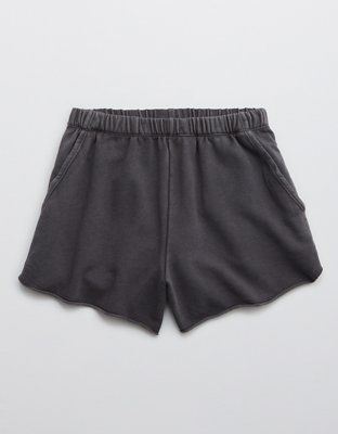 Aerie Sunset Terry Fleece High Waisted Short | American Eagle Outfitters (US & CA)