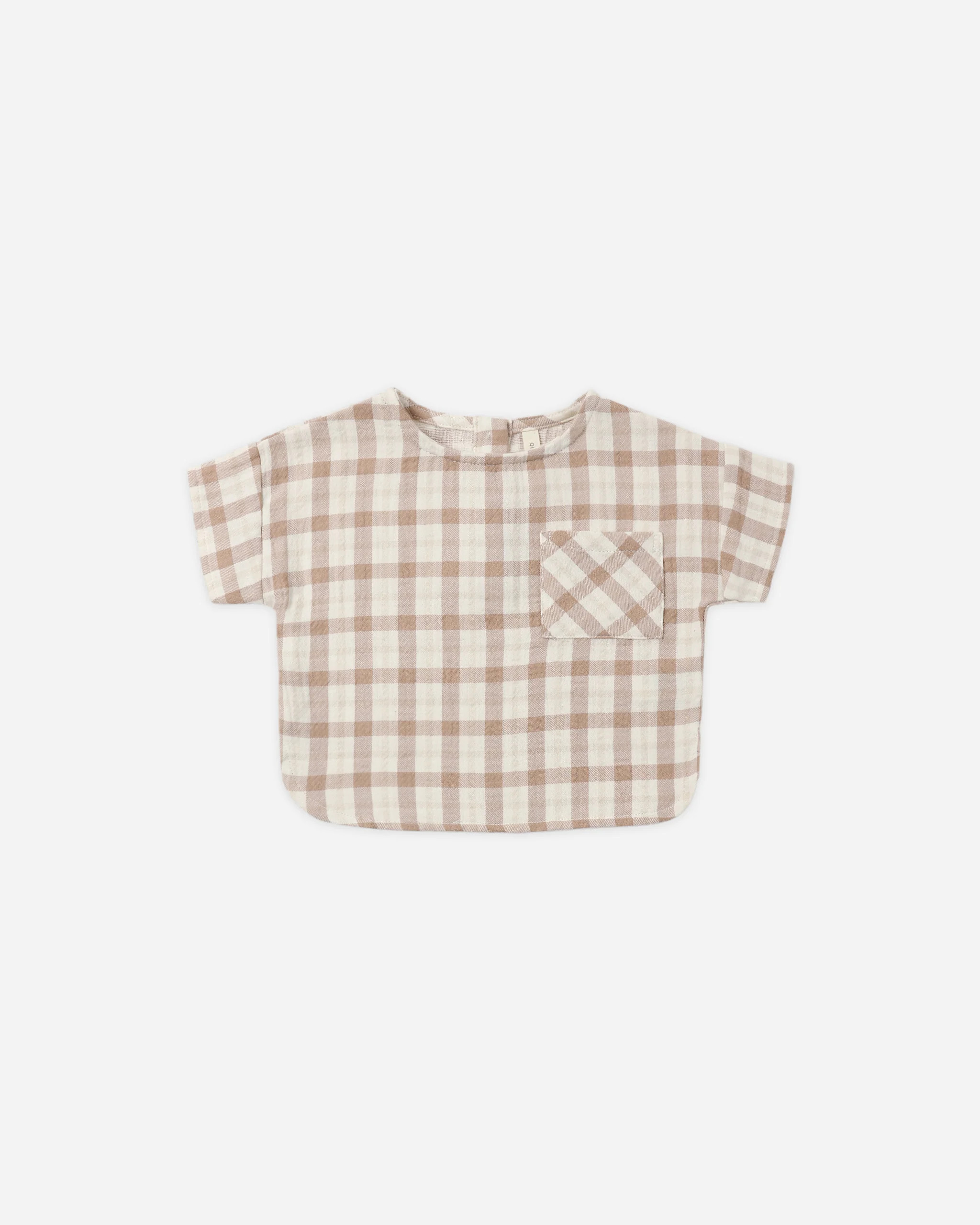 Woven Boxy Top Rustic Plaid | Rylee + Cru