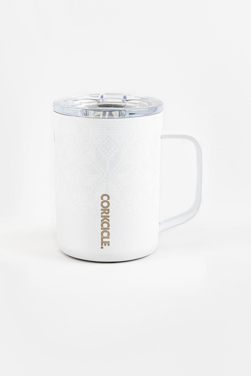 CORKCICLE.® Fairisle White Coffee Mug | Francesca’s Collections