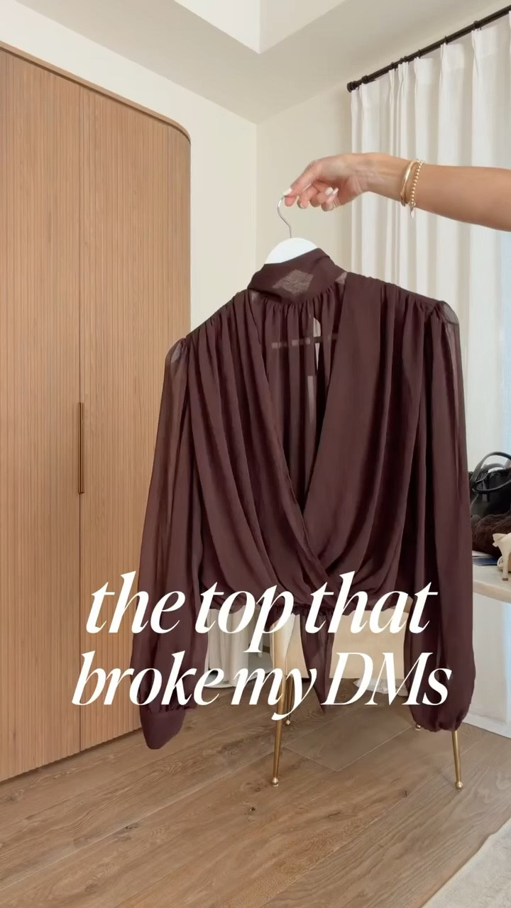 The top that broke my DMs! You girls went crazy over this top when I shared it this week. If you’re looking for a date night top this one is for you. I’m just shy of 5-7” wearing the size XS 

#LTKootd #LTKgrwm #LTKSeasonal