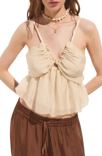Bacio Smocked Ruffle Camisole | Nordstrom