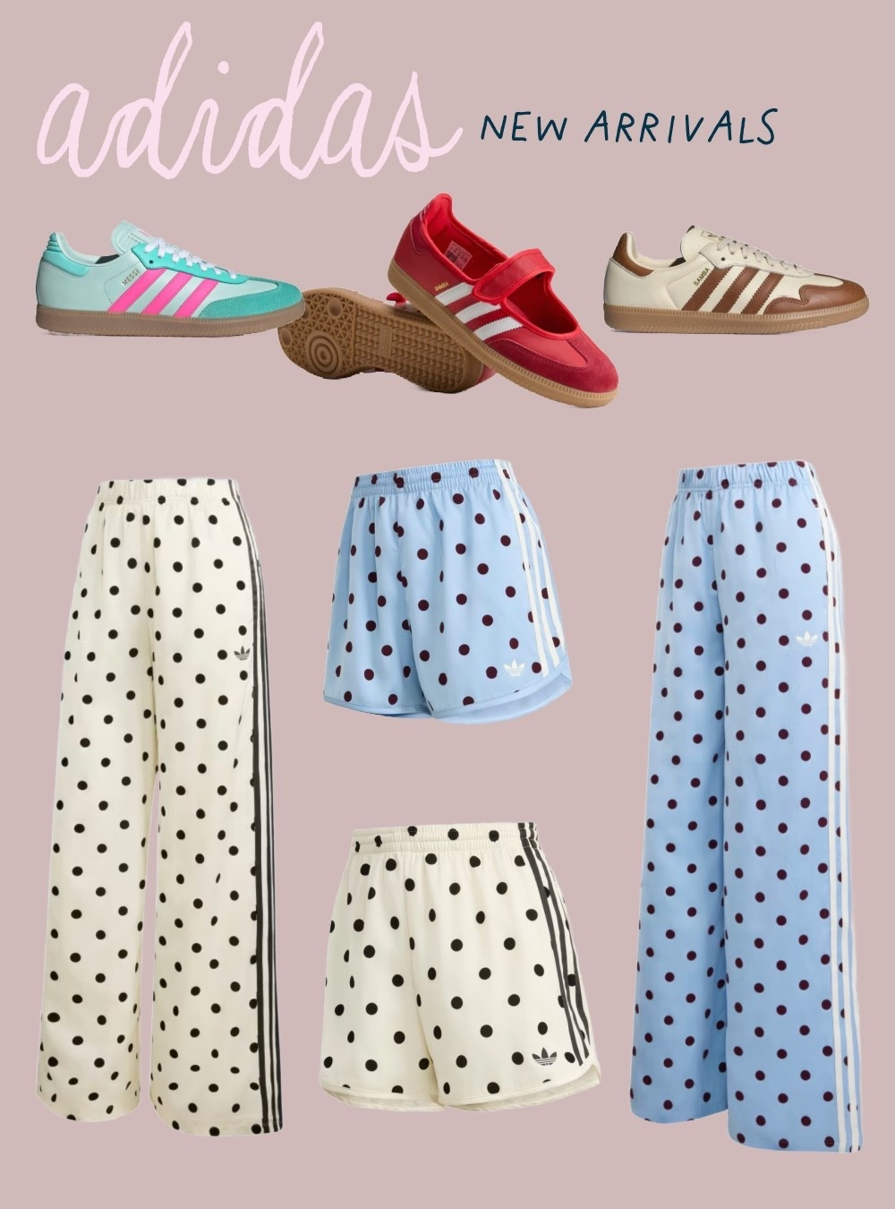 Adidas polka dots new arrivals 
Sambas 
Messi 

#LTKgrwm #LTKSpringSale #LTKootd