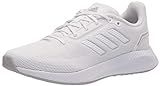 adidas Women's Runfalcon 2.0 Running Shoe, White/White/Silver Metallic, 10.5 | Amazon (US)