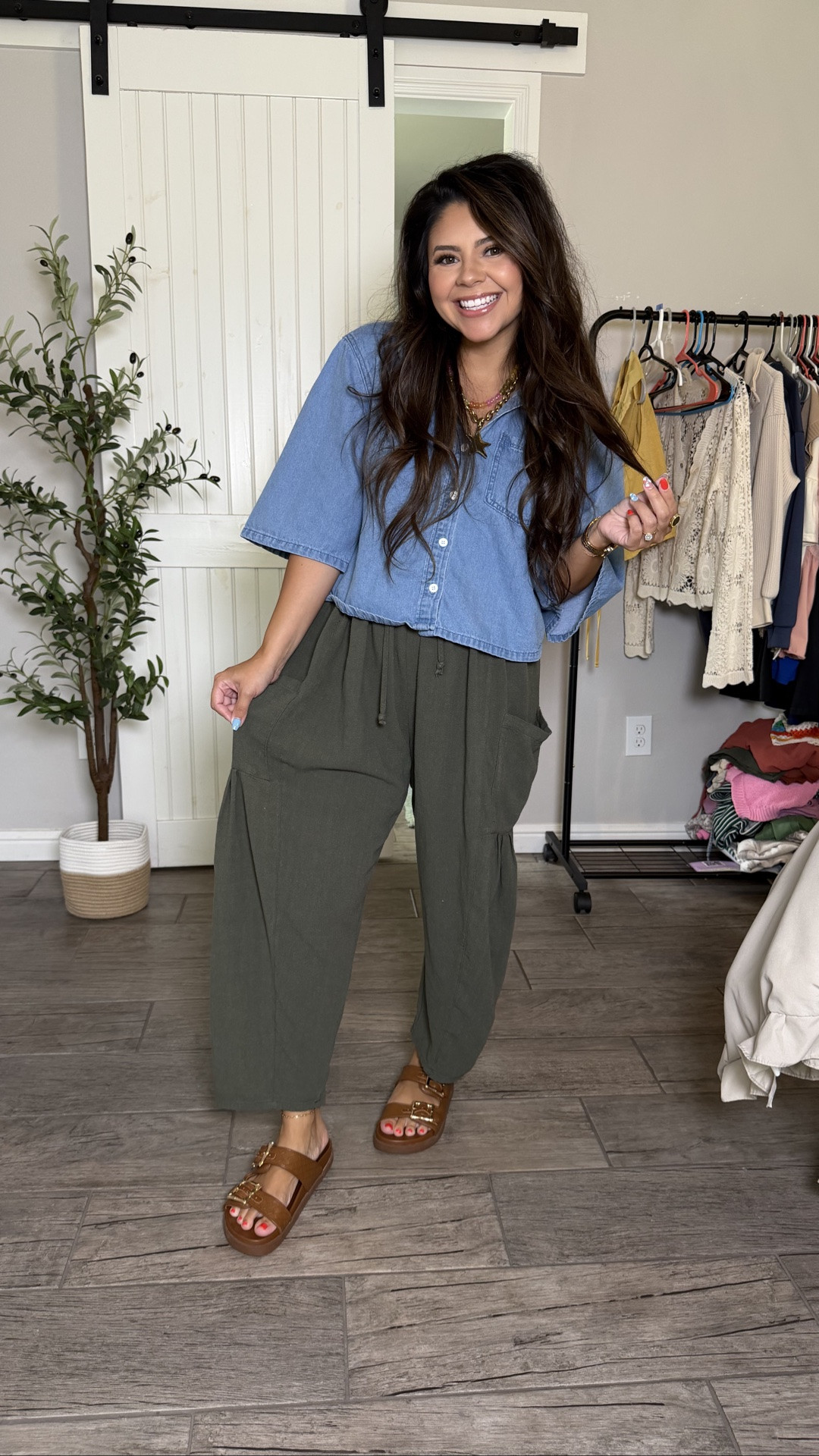 wide leg linen pants   flowy linen pants   lightweight summer pants   harem pants women   cropped wide leg pants   loose fit casual pants   linen pants with pockets   elastic drawstring waist pants   perfect for hot summer days   beach vacation pants   resort wear linen pants   boho chic pants   breathable summer trousers   comfy linen pants   trendy wide leg pants   summer fashion must have   vacation outfit essentials   hot weather pants   flowy lightweight harem pants   casual summer style   sustainable linen pants   TARSE linen pants   super flowy pants   lake blue linen pants 

Basic tee  basic tshirt   Basic tees   Boxy tee    Oversized shirt    Oversized tee  casual outfit  tube top   Tube tops   Tube tops outfits   denim crop shirt   cropped denim jacket   half sleeve denim top   blue denim shirt outfit   tankaneo denim crop   summer denim top   button down denim shirt   casual denim jacket   leopard print pants   leopard jeans outfit   animal print pants   wide leg leopard pants   denim and leopard outfit   summer casual outfit   trendy leopard pants   statement pants outfit   effortless summer style   preppy casual look   elevated basics outfit   barrel pants denim   2026 summer trends   viral denim shirt   must have crop top   chic everyday outfit   ltk summer finds   leopard print trend
Denim button down

#LTKootd #LTKmomlife #LTKgrwm