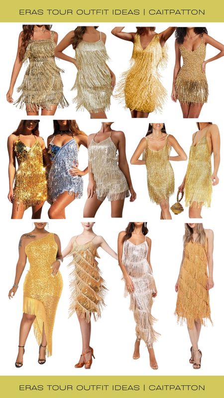 Fearless outfit ideas for the Eras Tour! The tassel dresses Taylor wears for this section of tour are a perfect outfit idea!

Fringe dress, noodle dress, gold dress, gold fringe dress, gold tassel dress, tassel dress, fearless dress, Taylor swift dress, eras tour outfit idea, eras tour outfit, fearless outfit idea, fearless outfit, fearless era outfit idea, fearless era outfit, fearless eras outfit, fearless eras outfit idea, taylor swift eras tour outfit, taylor swift eras tour outfit idea, taylor swift fearless outfit idea, Taylor swift fearless outfit 

#LTKfindsunder50 #LTKfindsunder100 #LTKstyletip