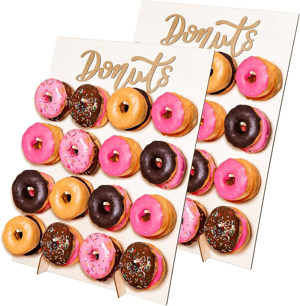 StarPack Premium Donut Wall Stand (Pack of 2) - Reusable 32 Donut Stand for Party - A Donut Holde... | Amazon (US)