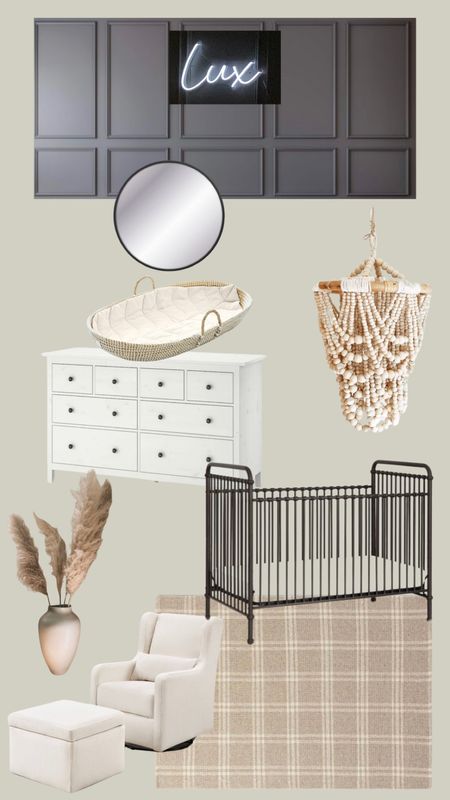 Nursery details 🖤 a few of my favorites. I still loveee this room so much and vibe we achieved. I love the vintage black iron crib we went with and it has helped up amazing the past 19 months and easy to clean the rods!! 

#LTKbaby #LTKhome #LTKkids