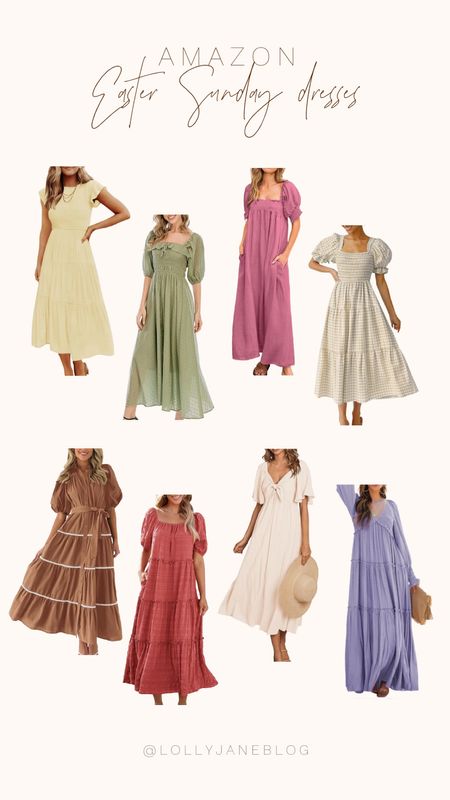 Amazon Easter Sunday dresses! 💕

These Easter Sunday dresses are perfect for your Easter service, or even just to enjoy the beautiful day! I love all of these fun colors, and I think they fit the Easter theme flawlessly. I love the pink and purples, and especially the beautiful yellow tones. Easter is just around the corner, and the perfect Easter Sunday dress is so fun to pick out and wear for the day! Happy Easter shopping! 💐🫶🏻

#LTKstyletip #LTKSeasonal #LTKSpringSale