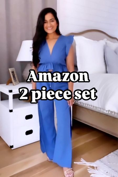 Amazon 2 piece set under $40!! #summerlooks #amazonfashion #amazonfinds #springstyle 

#LTKFindsUnder50 #LTKBeauty #LTKStyleTip