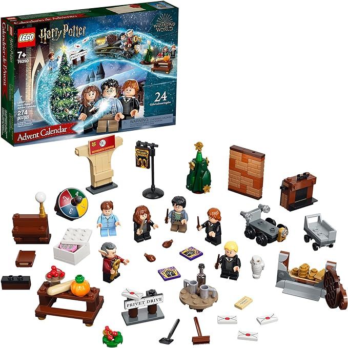 LEGO Harry Potter Advent Calendar 76390 for Kids; 24 Cool Harry Potter Toys Including 6 Minifigur... | Amazon (US)