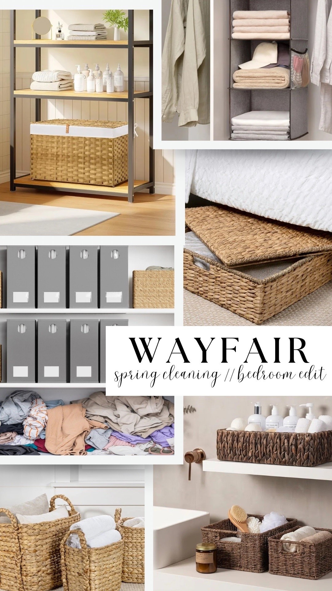 @Wayfair Spring Cleaning // bedroom edit! ✨ #WayfairPartner

Upgrade your bedroom this spring with these organization finds!

#AD #WayfairPartner

#LTKSaleAlert #LTKSeasonal #LTKHome