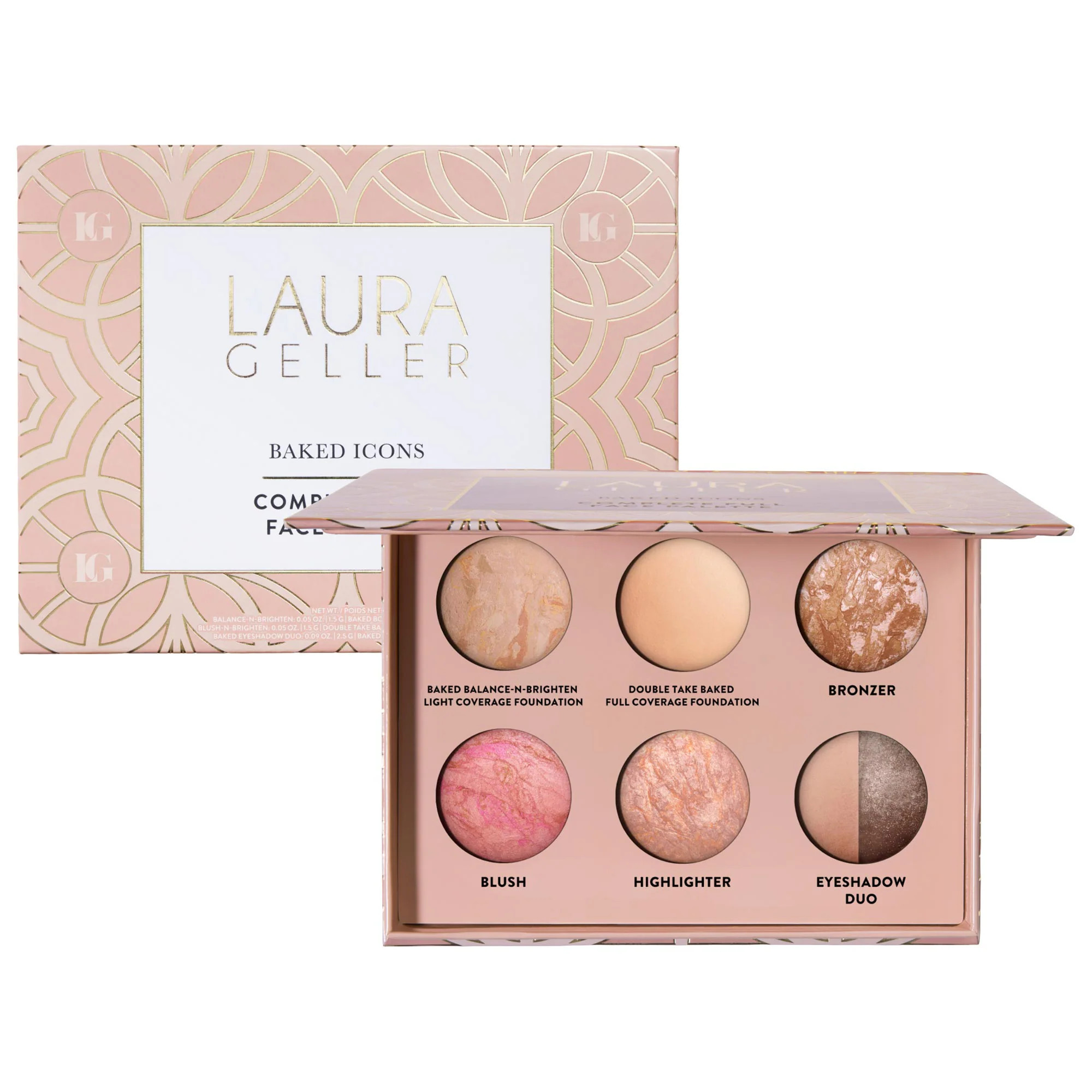Laura Geller Baked Icons Complete Full Face Palette Fair | Sephora (US)