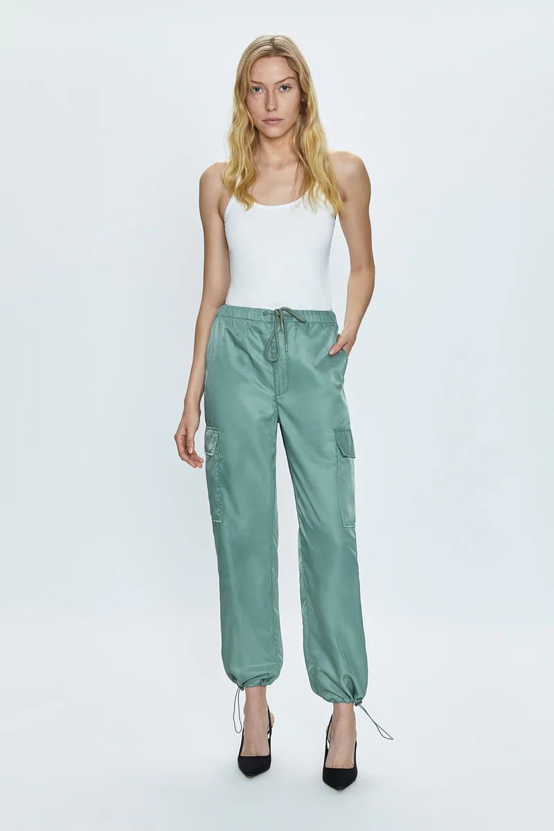 Jade Lightweight Cargo Trouser - Bluff | Pistola Denim