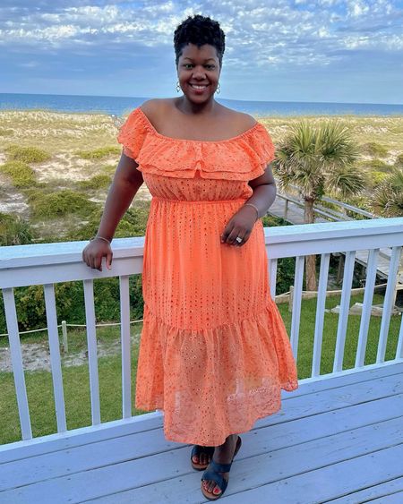 This dress is so much prettier in person. 
#walmartpartner #walmartfashion

The color is beautiful and rich. Perfect fit for curvy girls too. 

#LTKstyletip #LTKSeasonal #LTKcurves