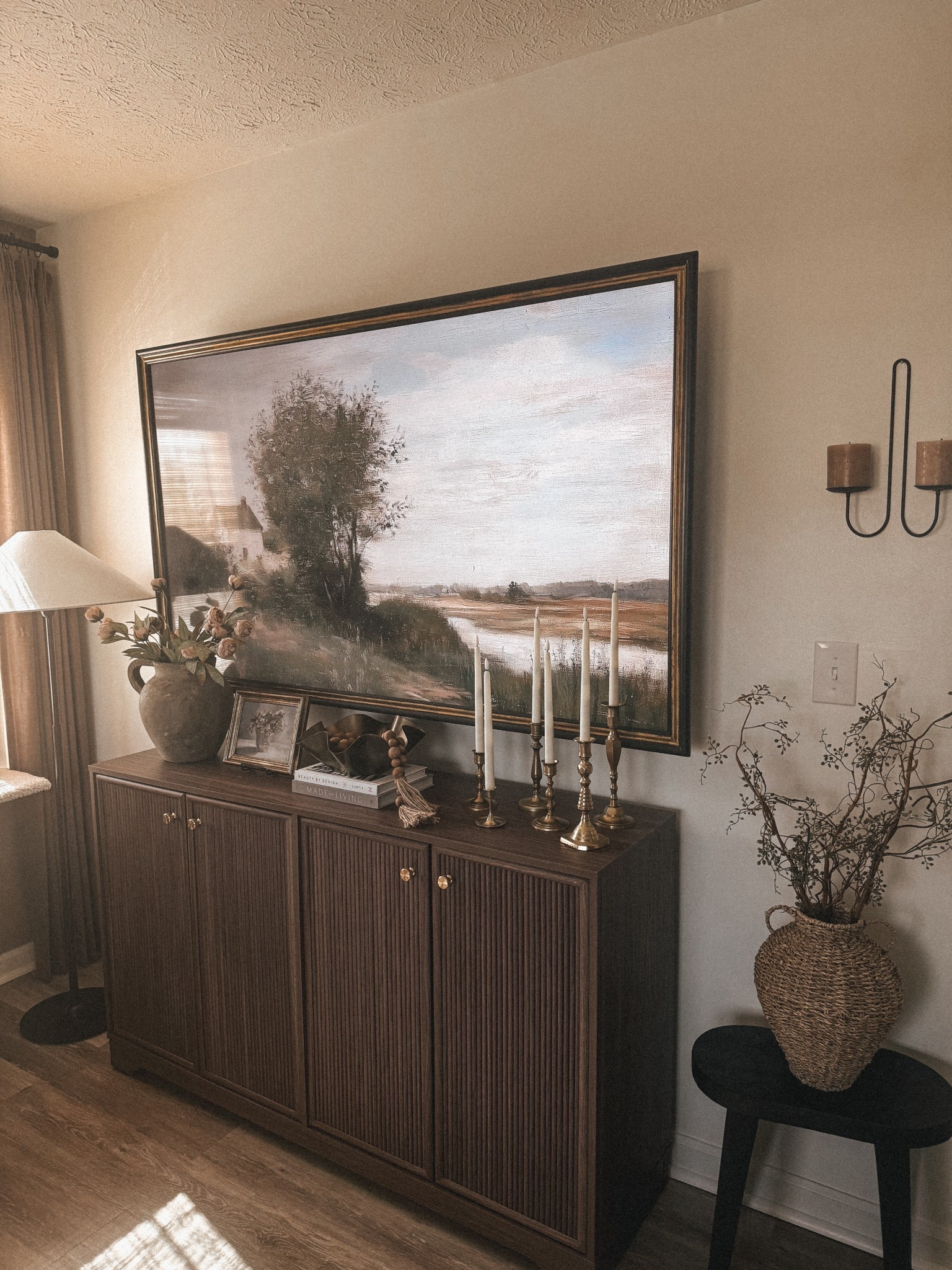 Living room decor, sideboard styling, sideboard,  media console, tv stand, decor, spring styling 

#LTKHome #LTKSeasonal
