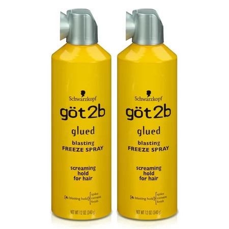Got2b Glued Blasting Freeze Hairspray 12 Ounce Pack of 2 | Walmart (US)