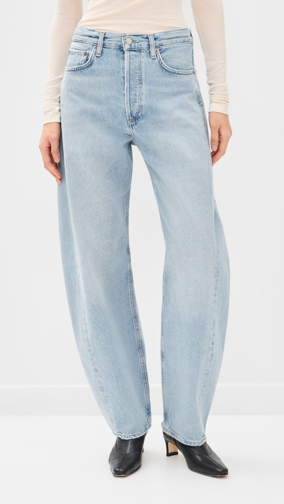 AGOLDE Luna Pieced Jeans ADDITION 34 | Shopbop